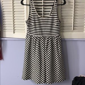 Black White Stripe Dress